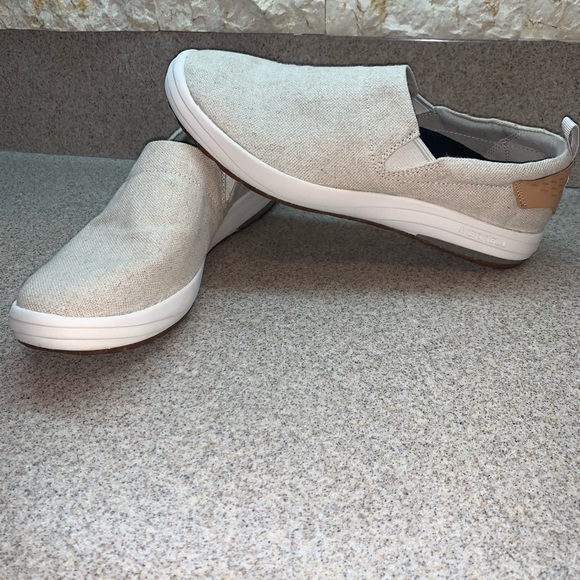 Merrell Gridway Moc Canvas Shoes Natural sz 10 - Picture 9 of 9